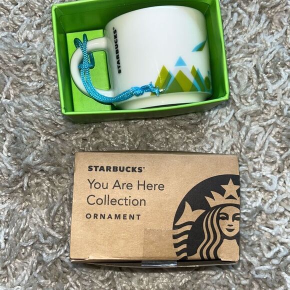NIB Starbucks Coffee You Are Here Collection Seattle Mug/Ornament 2floz - Picture 7 of 10